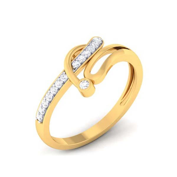 diamond ring for ladies 3D Print Model .c4d .max .obj .3ds .fbx .stl .blend 