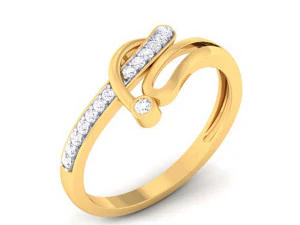 女士钻戒 3D 打印模型