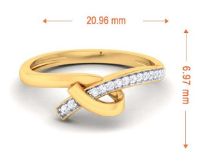 diamond ring for ladies 3D Принт Модель