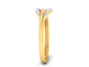 diamond ring for ladies 3D Baskı Modeli