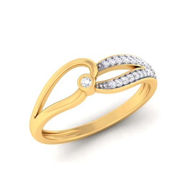 diamond ring for ladies 3D Print Model .c4d .max .obj .3ds .fbx .stl .blend 