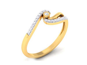 diamond ring for ladies Modello di stampa 3D