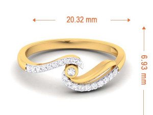 diamond ring for ladies 3D 打印模型