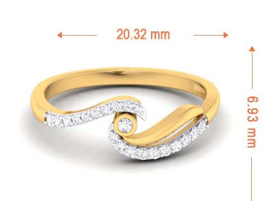 diamond ring for ladies 3D Print Model