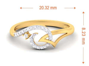 diamond ring for ladies 3D Print Model