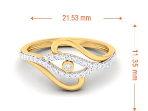 diamond ring for ladies 3Dプリントモデル