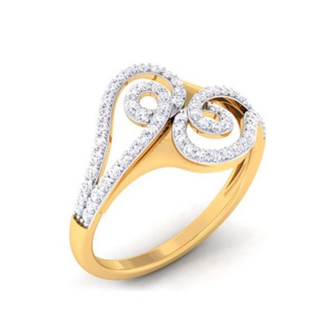 diamond ring for ladies Modelo de Impressão 3D .c4d .max .obj .3ds .fbx .stl .blend
