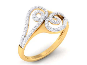 diamond ring for ladies 3D Print Model