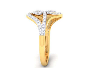 diamond ring for ladies Modelo de Impressão 3D
