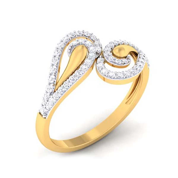 diamond ring for ladies 3D Print Model .c4d .max .obj .3ds .fbx .stl .blend 