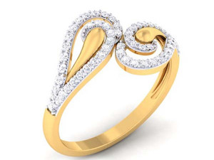diamond ring for ladies 3D 打印模型