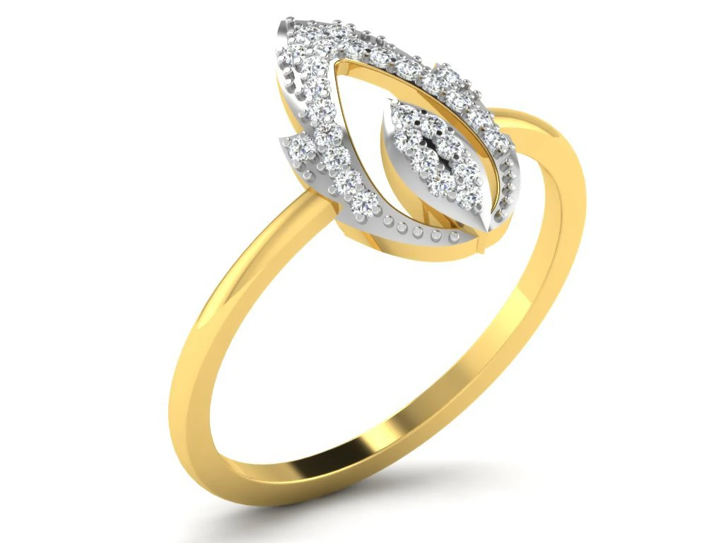 diamond ring for ladies 3D Print Model .c4d .max .obj .3ds .fbx .stl .blend 