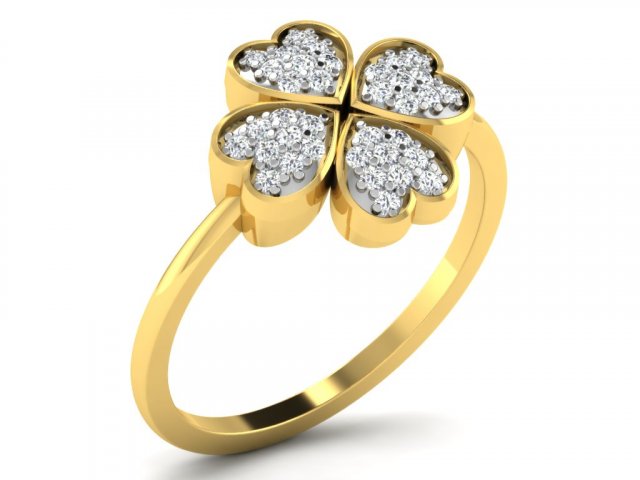 diamond ring for ladies Modelo de Impressão 3D .c4d .max .obj .3ds .fbx .stl .blend 