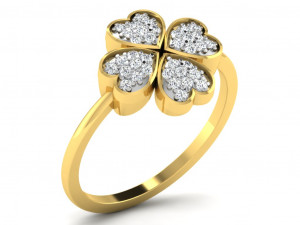 diamond ring for ladies Modelo de Impressão 3D