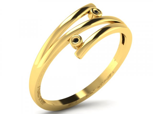 diamond ring for ladies 3Dプリントモデル .c4d .max .obj .3ds .fbx .stl .blend 