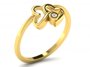 diamond ring for ladies 3D 프린트 모델