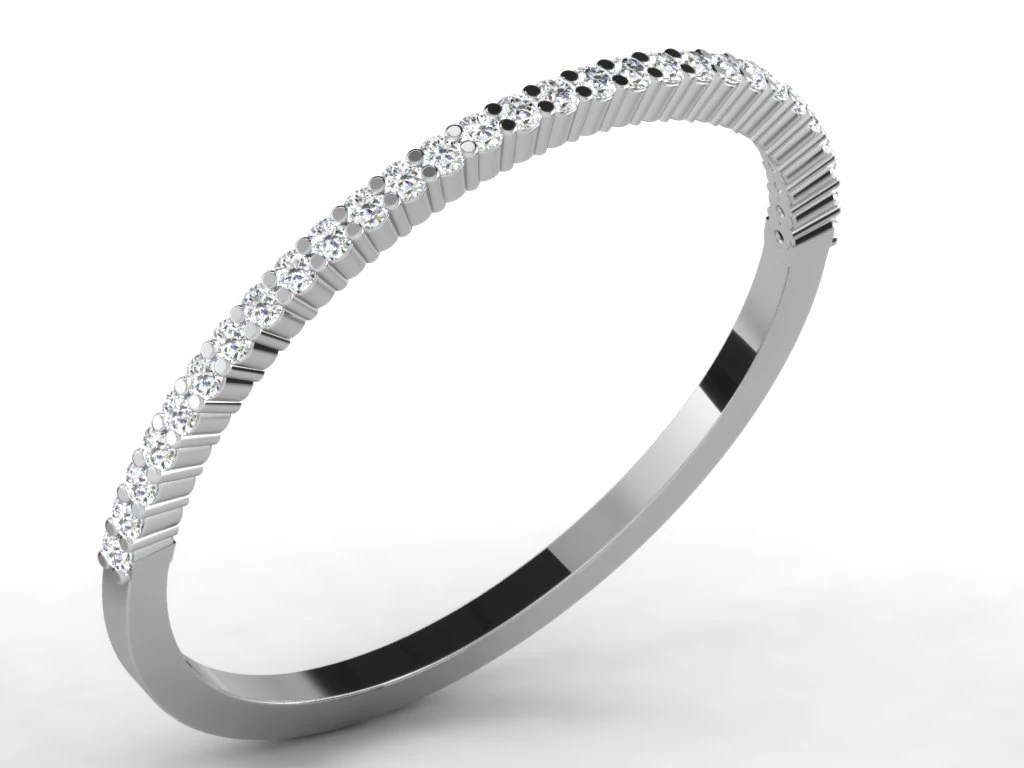 diamond ring for ladies 3D Print Model .c4d .max .obj .3ds .fbx .stl .blend 