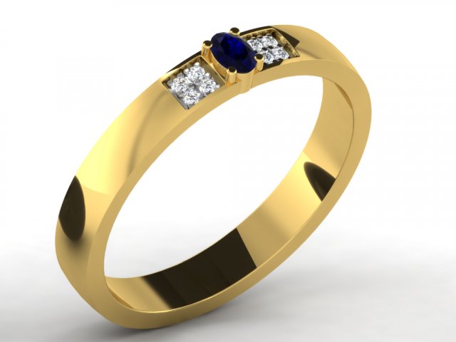 diamond ring for ladies 3D Принт Модель .c4d .max .obj .3ds .fbx .stl .blend 