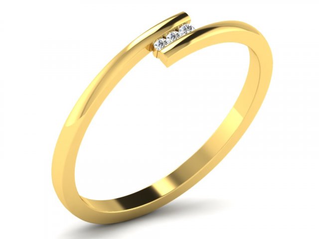 diamond ring for ladies Modèles 3D en vedette .c4d .max .obj .3ds .fbx .stl .blend 