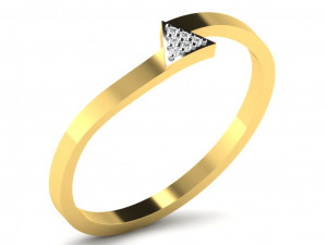 diamond ring for ladies 3D प्रिंट मॉडल