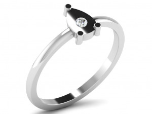 diamond ring for ladies Modèles 3D en vedette