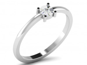 diamond ring for ladies 3D प्रिंट मॉडल