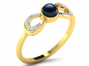 diamond ring for ladies 3D Baskı Modeli
