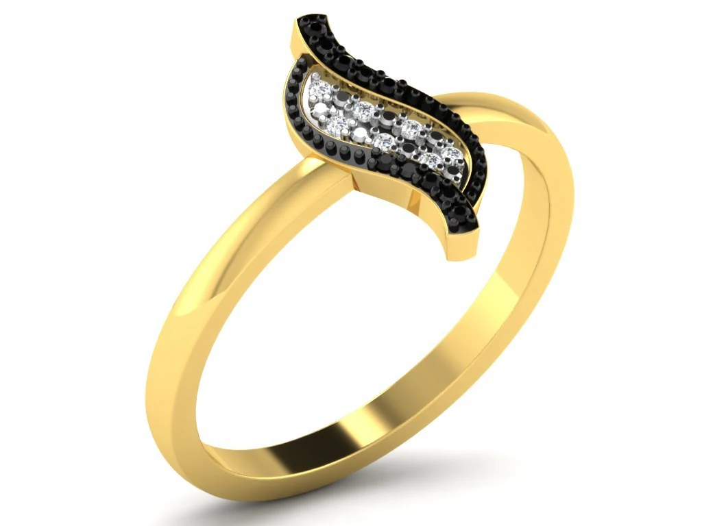 diamond ring for ladies 3D Print Model .c4d .max .obj .3ds .fbx .stl .blend 