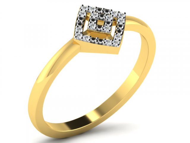 diamond ring for ladies 3D 打印模型 .c4d .max .obj .3ds .fbx .stl .blend 