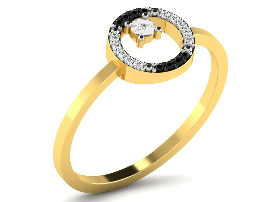 diamond ring for ladies 3D Print Model .c4d .max .obj .3ds .fbx .stl .blend