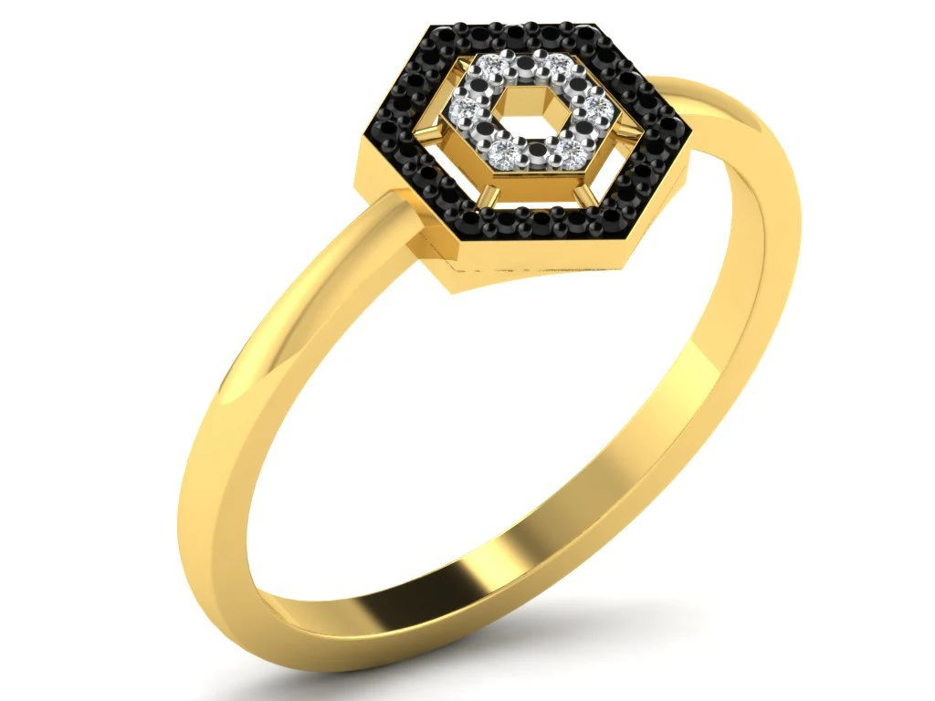 diamond ring for ladies 3D Print Model .c4d .max .obj .3ds .fbx .stl .blend 