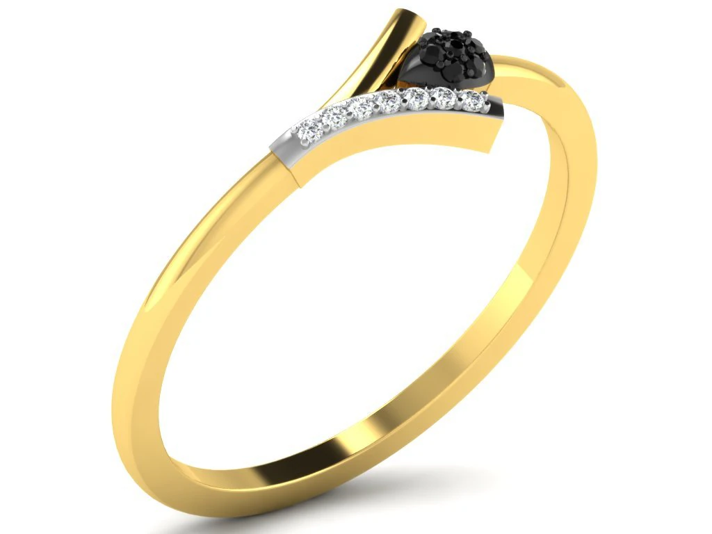 diamond ring for ladies 3D Print Model .c4d .max .obj .3ds .fbx .stl .blend 