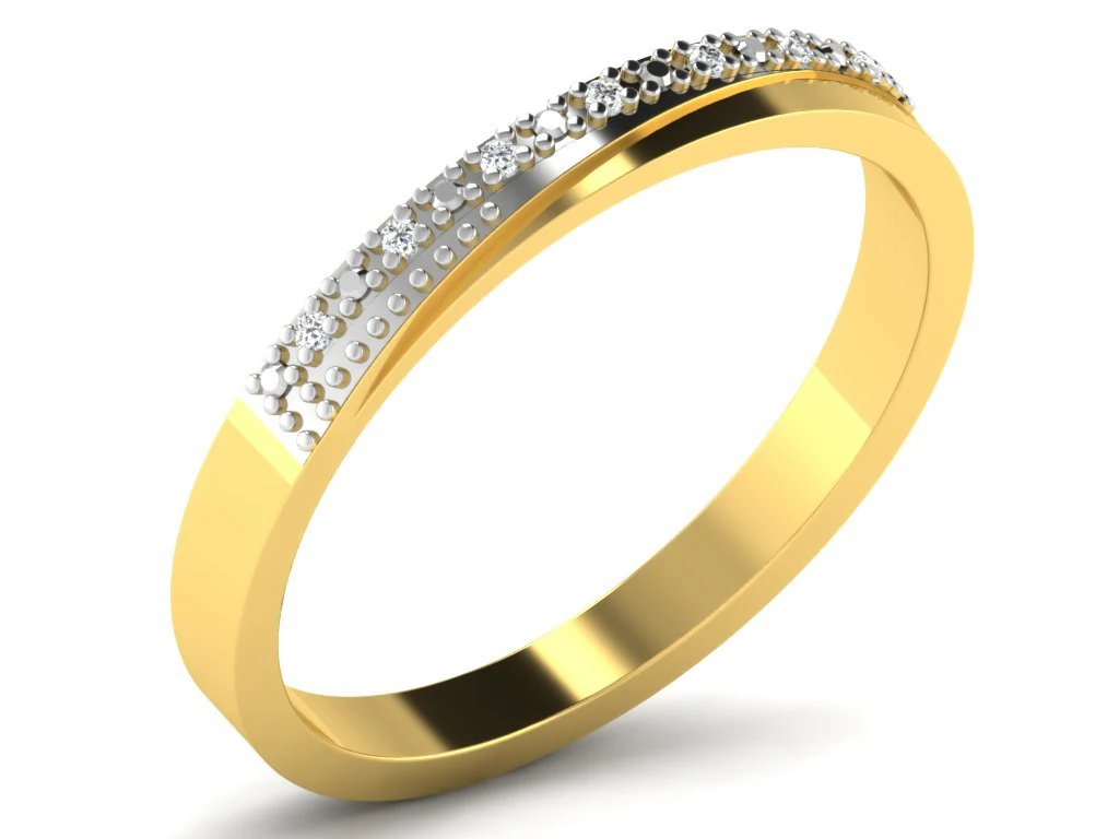 diamond ring for ladies 3D Print Model .c4d .max .obj .3ds .fbx .stl .blend 