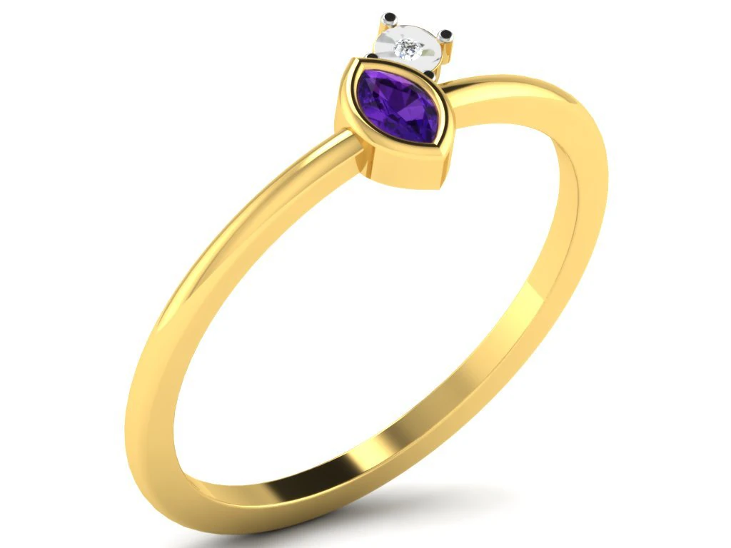 diamond ring for ladies 3D Print Model .c4d .max .obj .3ds .fbx .stl .blend