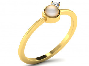 diamond ring for ladies 3D प्रिंट मॉडल