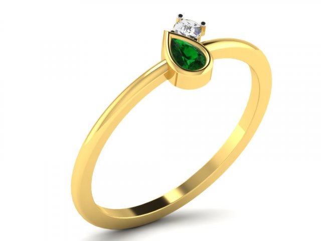 diamond ring for ladies 3D Принт Модель .c4d .max .obj .3ds .fbx .stl .blend 
