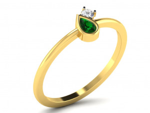 diamond ring for ladies 3D प्रिंट मॉडल