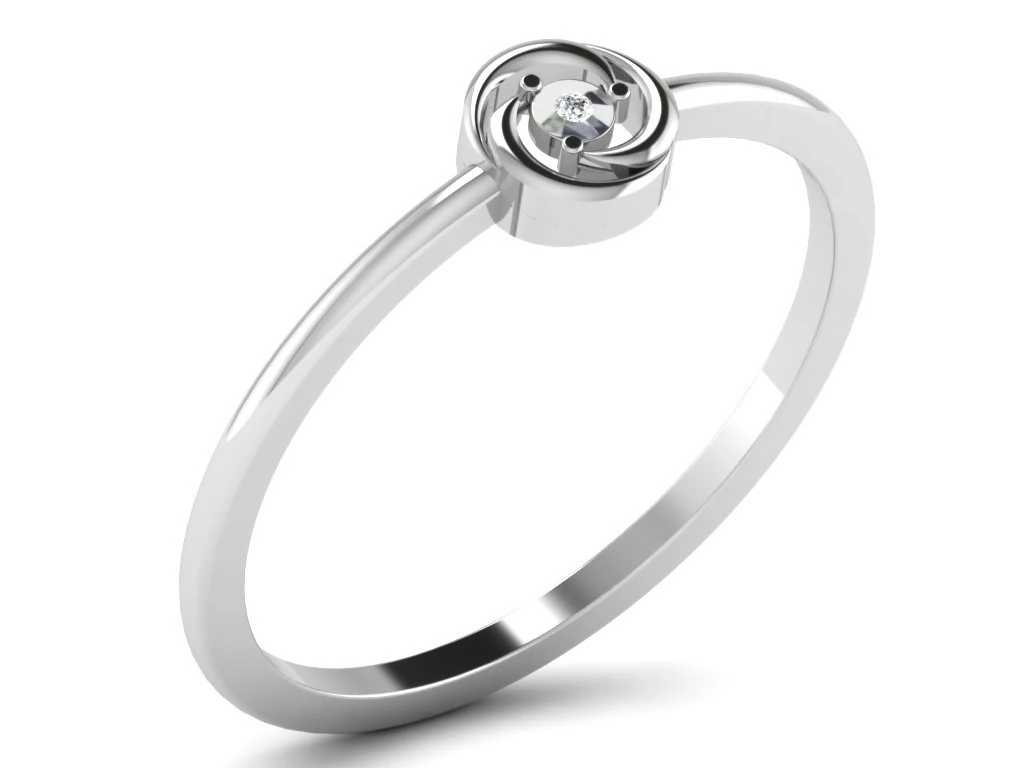 diamond ring for ladies 3D Print Model .c4d .max .obj .3ds .fbx .stl .blend