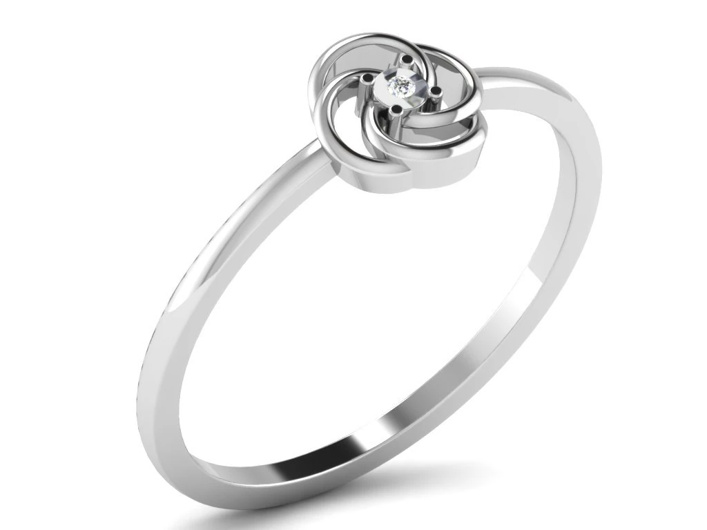 diamond ring for ladies 3D Print Model .c4d .max .obj .3ds .fbx .stl .blend 