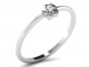 diamond ring for ladies Model do druku 3D