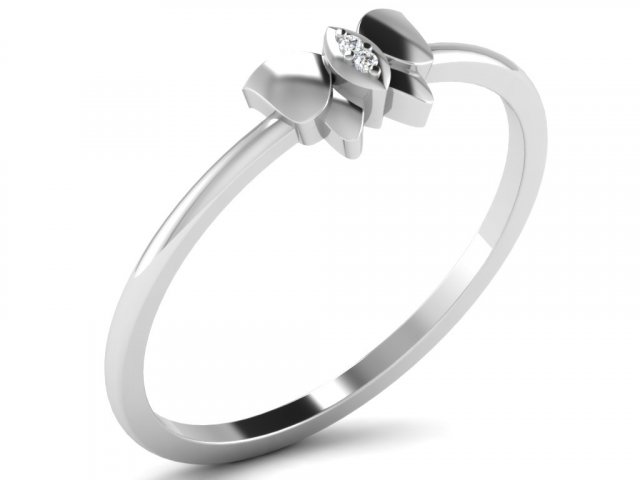 diamond ring for ladies 3D 프린트 모델 .c4d .max .obj .3ds .fbx .stl .blend 