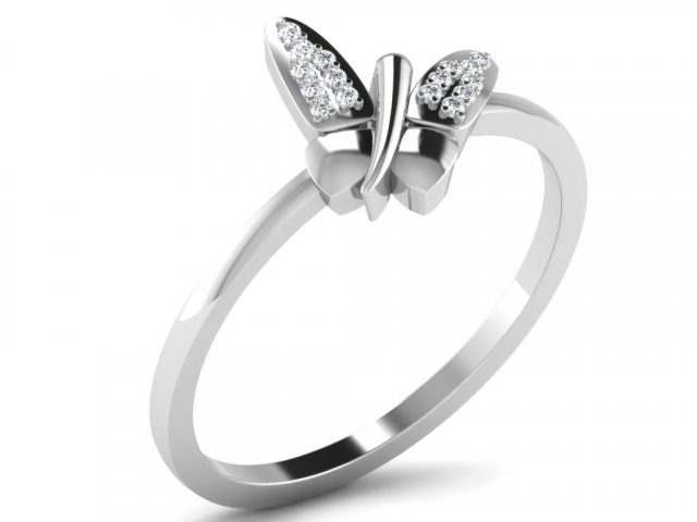 diamond ring for ladies 3D Принт Модель .c4d .max .obj .3ds .fbx .stl .blend 