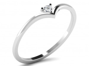diamond ring for ladies Modèles 3D en vedette