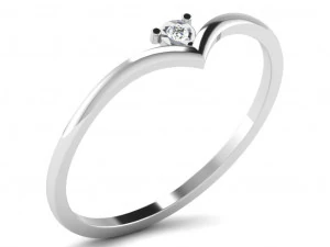 diamond ring for ladies 3D Print Model