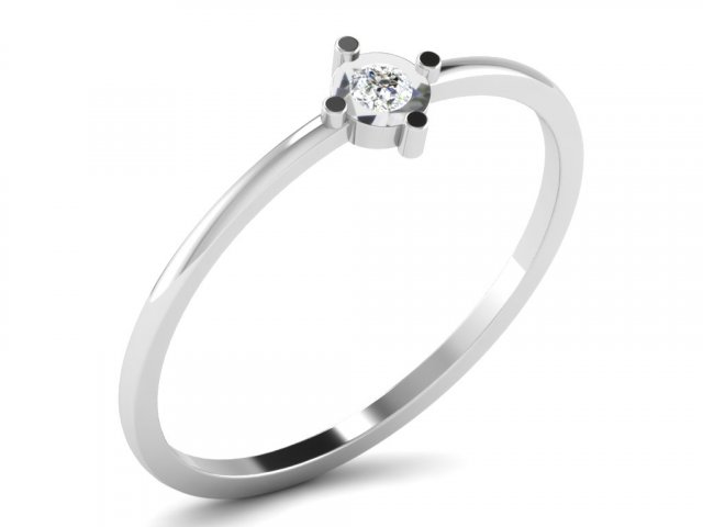 diamond ring for ladies Model Cetak 3D .c4d .max .obj .3ds .fbx .stl .blend 