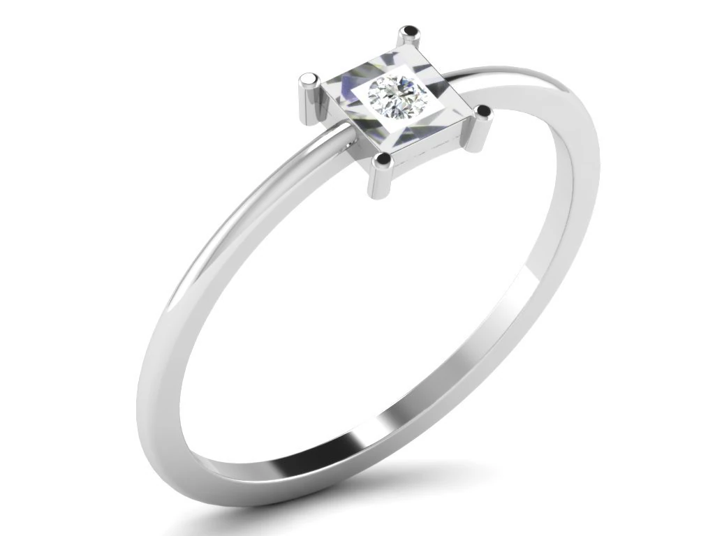 diamond ring for ladies 3D Print Model .c4d .max .obj .3ds .fbx .stl .blend 