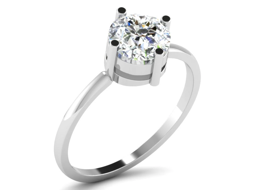 diamond ring for ladies 3D Print Model .c4d .max .obj .3ds .fbx .stl .blend 