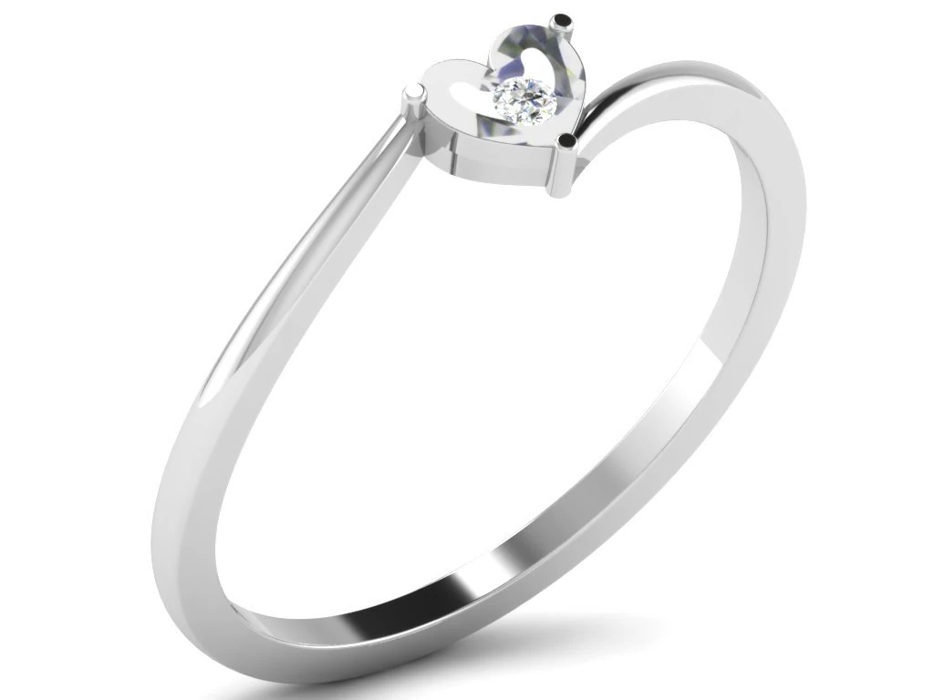 diamond ring for ladies 3D Print Model .c4d .max .obj .3ds .fbx .stl .blend 