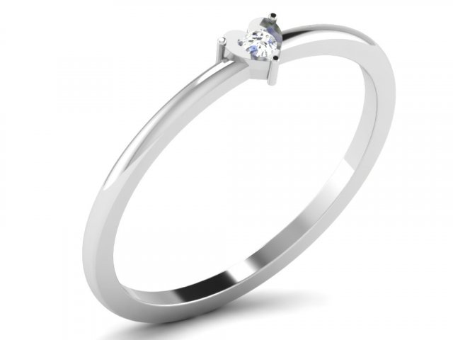 diamond ring for ladies 3D Print Model .c4d .max .obj .3ds .fbx .stl .blend