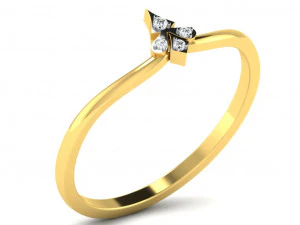 cincin berlian untuk wanita Model Cetak 3D